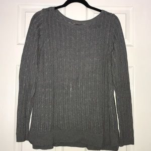 Loft Very Grey Sweater